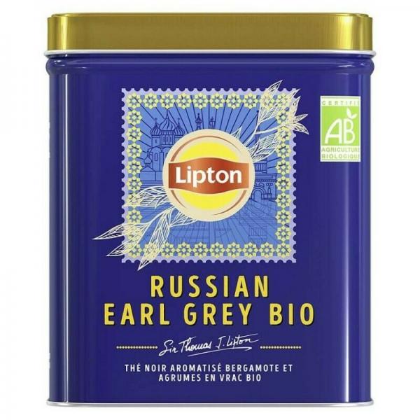 Lipton Russian Earl Grey Bio Loose Tea 150g Tin